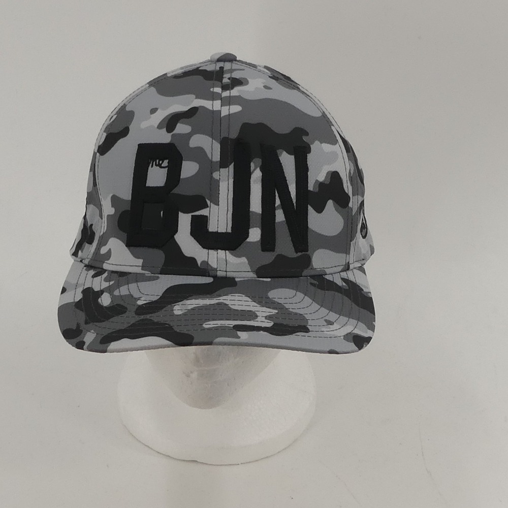 G/Fore Hat Cap Snap Back Gray Camouflage Embroidered‎ BJN Mens Golf Lightweight
